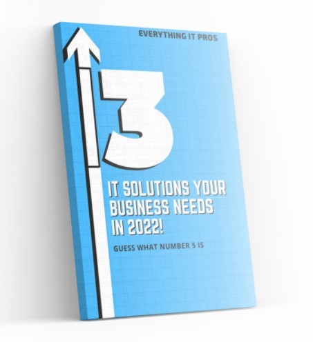 Blue book cover with numbers 13 and IT solutions